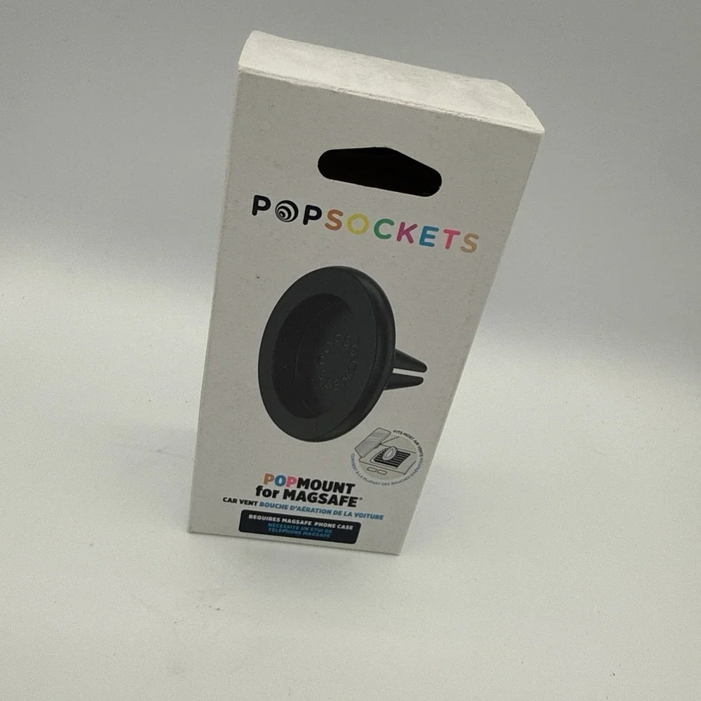 PopSockets Vent Mount with MagSafe - Black - New
